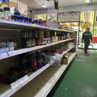 a man in a grocery store