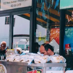 very nasty man who yells at his customers for taking pictures. Shame on you.