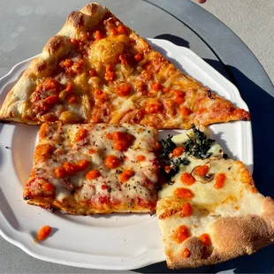 a slice of pizza