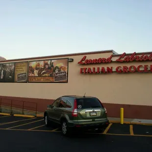 outside