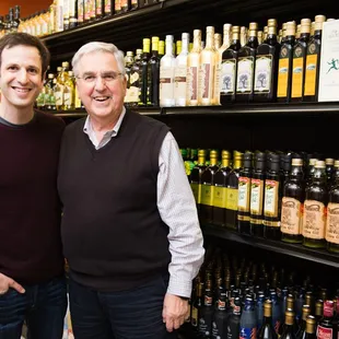 two men standing next to each other