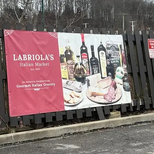 Sign in parking lot