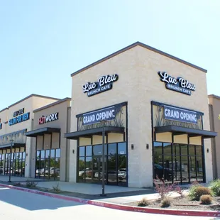 the outside of the building