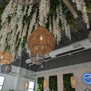 the interior of the restaurant