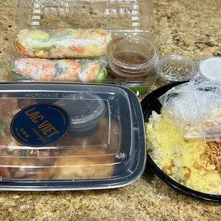 Combo Rolls, Xôi Mặn, Xôi Bắp