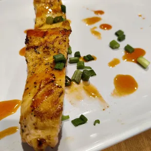 Salmon skewer