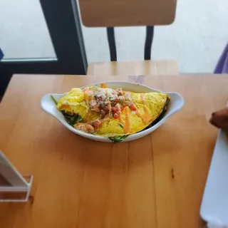 Seafood Omelette