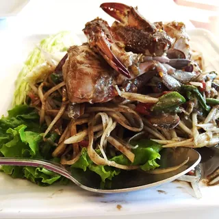 P1. Papaya Salad with Crab