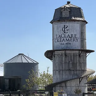 a water tower