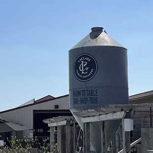 a large silo