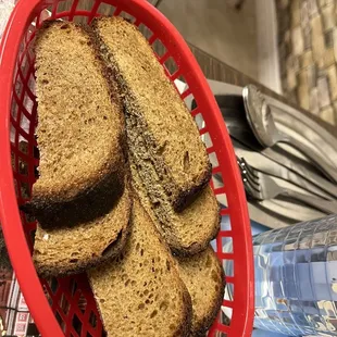 bread in a basket