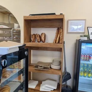 Fresh bread and baguettes