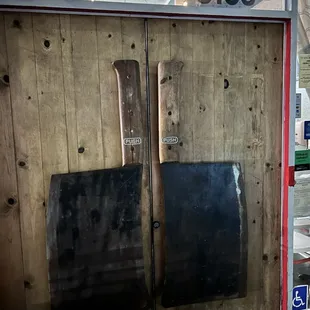 Double cleaver door entry