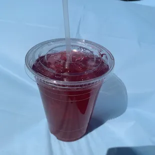 Hibiscus lemonade