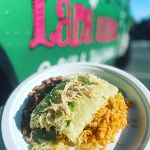 Chicken Enchiladas on point!