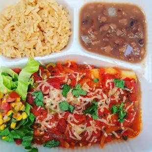 Spicy Catfish Enchiladas in a Ranchero Sauce!