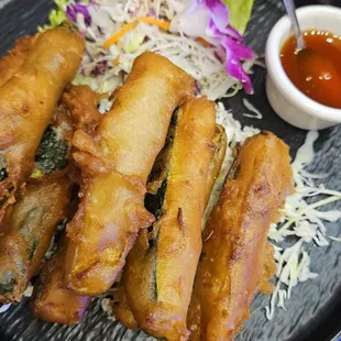6/12/2024 - An amazing meal at Ladda Thai. These are their fried zucchini.