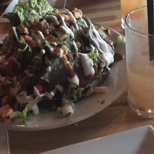 The ever delicious nachos and the $5 Mango Sansom SIPS special.