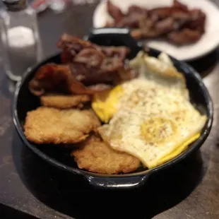 Ladder Up with Eggs over well.