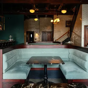the seating area