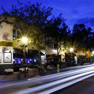 sushi and sashimi, outside