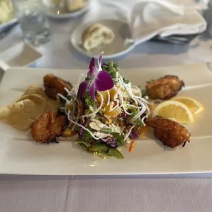 Asian Coconut Shrimp Salad