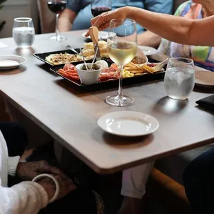 Butter board (left) Charcuterie board (right)