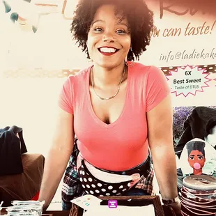 Ashley. So nice. Great bakery items!