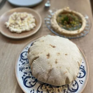 Pita and dips