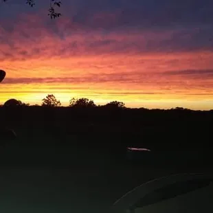 outside