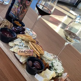 Oh, so you were looking for a delicious cheese plate to compliment your wine? Mission accomplished!