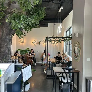 Indoors very cute! Swing seats