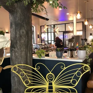 Butterfly bench