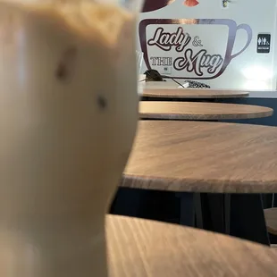 Iced Vanilla Latte with Oat Milk