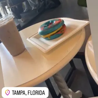 Not Miss Piggy Rainbow Bagel