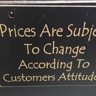 Good reason to have a good attitude.