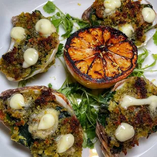 Oysters Rockefeller