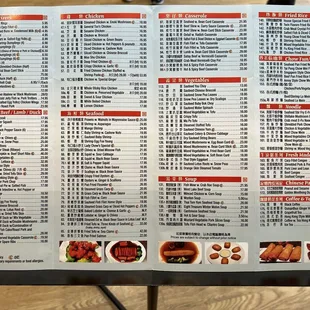 menu, sushi and sashimi