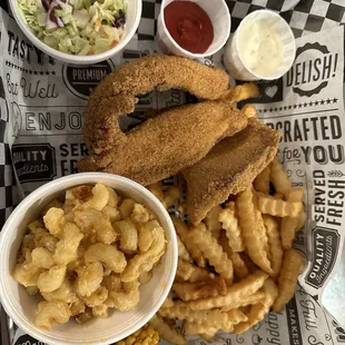 The Lady G platter. 14.99, the Mac and Cheese were an additional 4.50.
