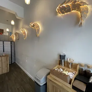 a view of the kitchen
