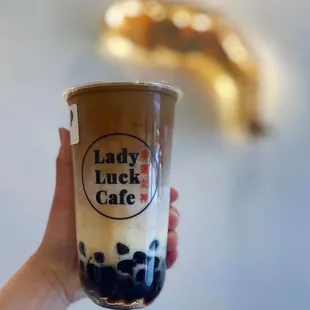 Iced Boba Latte