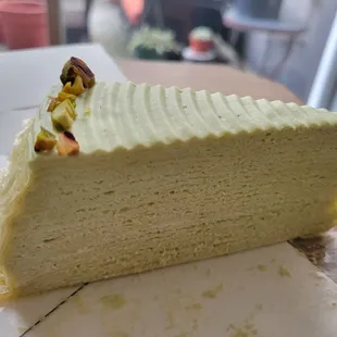 Pistachio Mille Crêpes