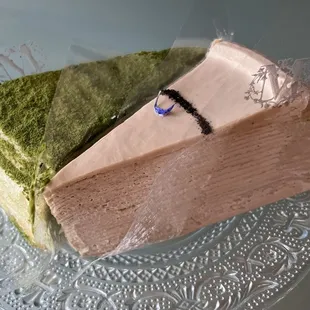 Matcha green tea and Earl grey