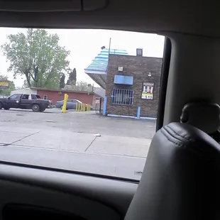 a view of a parking lot