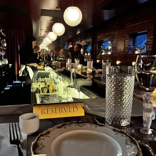Bar area