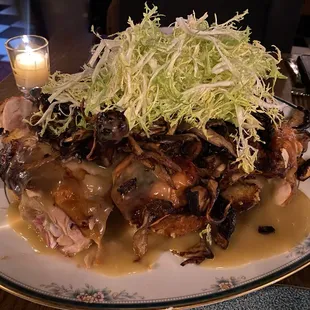 Roasted chicken!!! Could feed a family!