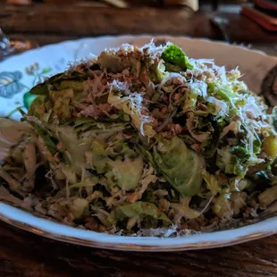 Shaved Brussels Sprouts Salad