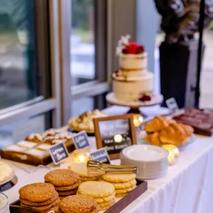 a variety of pastries