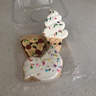 Shortbread decorated cookies