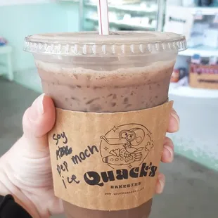 Iced Peppermint Mocha Latte